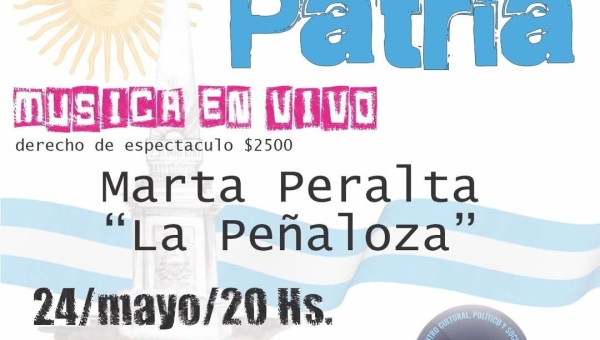 PEÑA DE LA PATRIA en el Centro Cultural "Lo de Néstor"